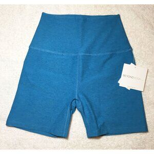 Beyond Yoga NWT Keep Pace 5" Bike Short - Cali Blue Heather
